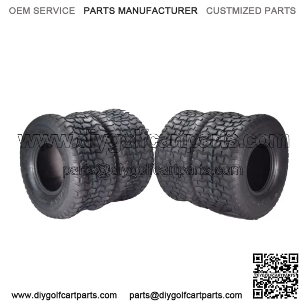 Golf Cart Tires 4 Set 18x9.5-8 18x9.50-8 18x9.5x8 4PLY 5mm Tread Depth
