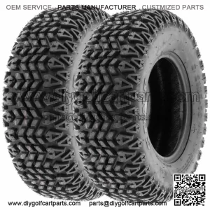 Set of 2, 21x7-10 21x7x10 4PR ATV UTV Golf Cart Turf All Terrain Tires G003