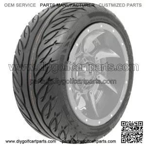 20.5" Tall Fusion Steel Belted 205/40-14 Golf Cart Tire