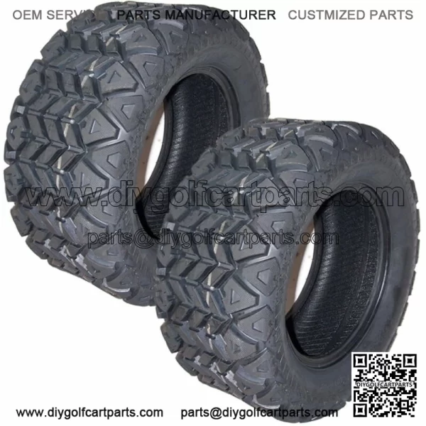 TWO 20x10.00-10 20x10-10 20/10-10 Golf Cart TIREs 4ply DOT Journey P3026