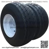 2PCS 18x8.50-8 LRB 4 PR Bias Golf Cart Tires 4 Lug White Wheel