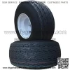 2PCS 18x8.50-8 LRB 4 PR Bias Golf Cart Tires 4 Lug White Wheel - Image 3