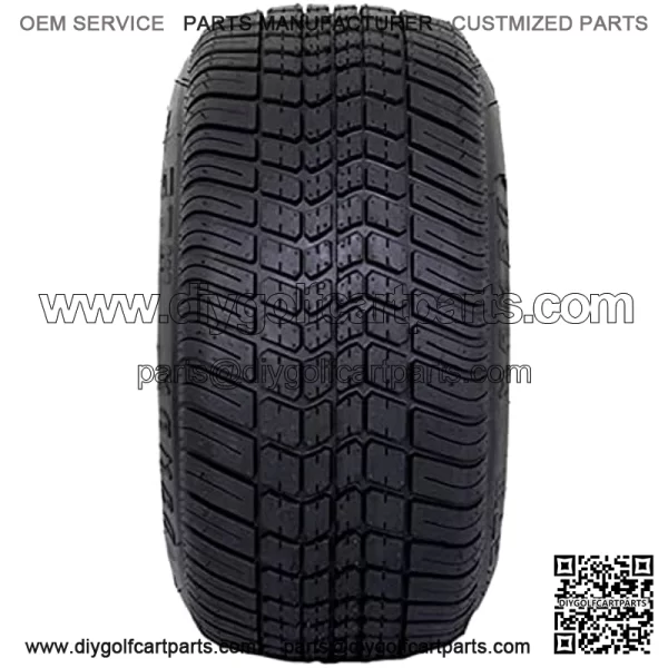 205/50-10 Low Profile Golf Cart Tire for Street or Golf Course Use