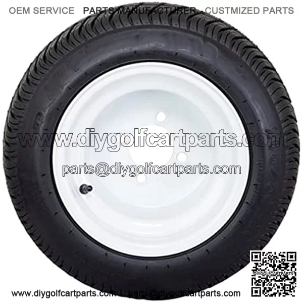 205/50-10 Low Profile Golf Cart Tire for Street or Golf Course Use - Image 2