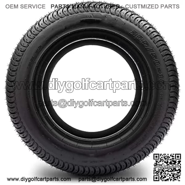 205/50-10 Dot Street Tires for Ezgo, Club Car, Yamaha Golf Carts (205/50-10, Set of 2 Tires) - Image 3