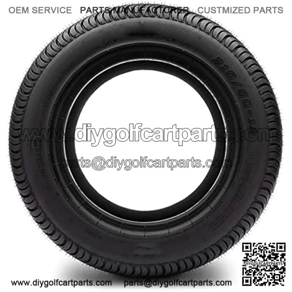 215/50-12 "Cruze" DOT Low Profile Tires for EZGO, Club Car, Yamaha Golf Carts (1, set of 2, or set of 4) (215/50-12, Set of 2 Tires) - Image 3
