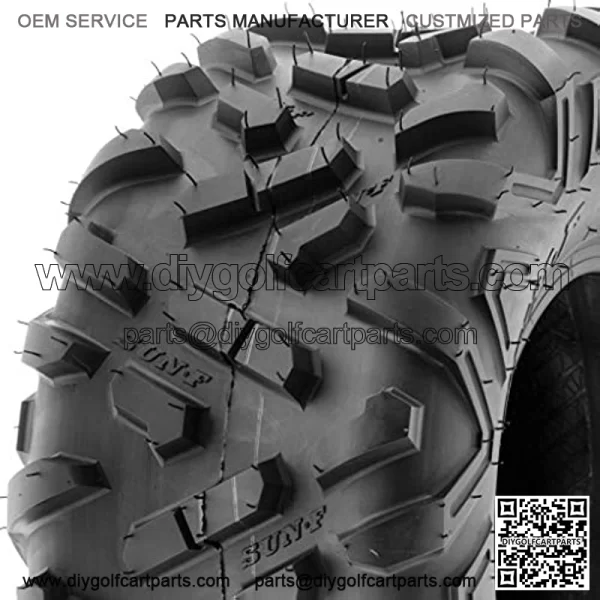 Set of 2 Power.II 18x9.5-8 ATV UTV Off-Road Tires, All-Terrain, 6 PR, Tubeless A051 - Image 2