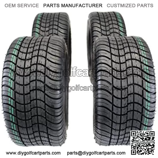 205/50-10 4 Ply (Set of 4) Golf Cart Tires * DOT Rated ATW-016 - Image 2