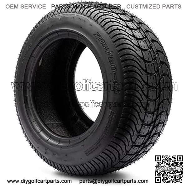 205/50-10 DOT Street Tires for EZGO, Club Car, Yamaha Golf Carts (205/50-10, Set of 4 Tires) - Image 2