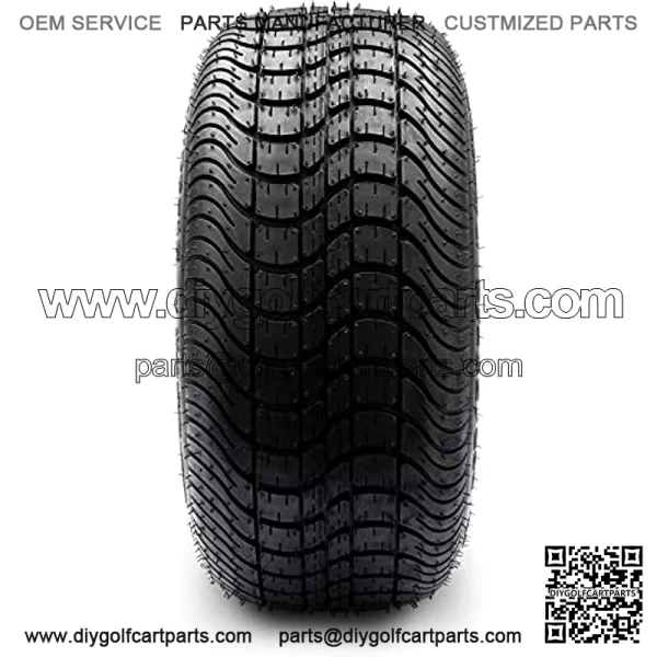 205/50-10 DOT Street Tires for EZGO, Club Car, Yamaha Golf Carts (205/50-10, Set of 4 Tires) - Image 4