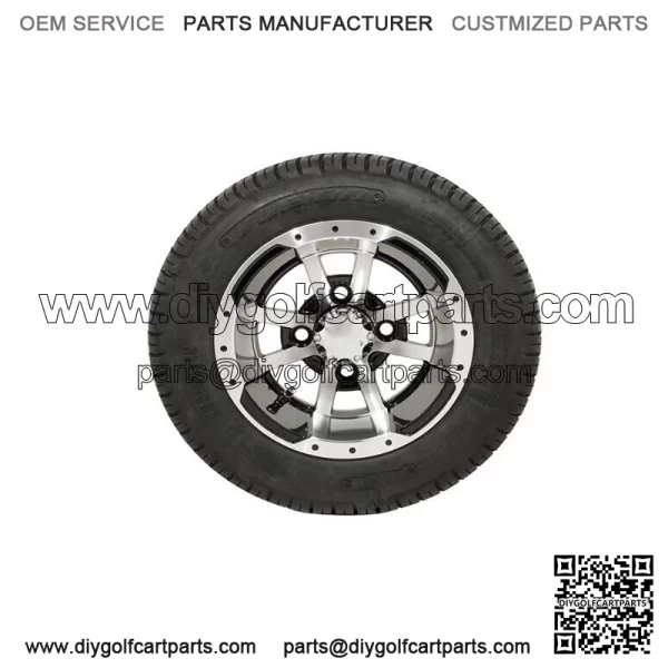Set of 4 10" Storm Trooper Golf Cart Wheels on 205/50-10 (18") Tires - Image 2