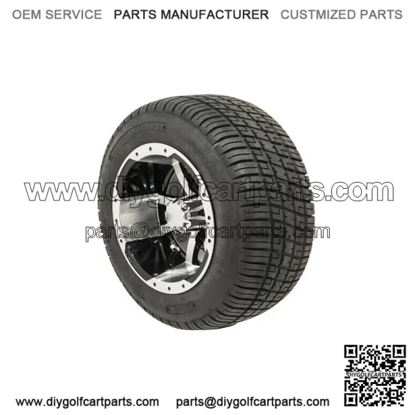 Set of 4 10" Storm Trooper Golf Cart Wheels on 205/50-10 (18") Tires - Image 3