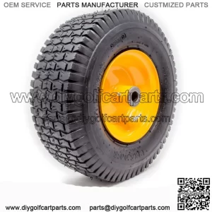 2PK 13x5.00-6 Turf Tire & Rim Assembly for Lawn Garden Tractors Golf Carts 2 PLY