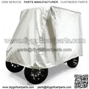 Off-White 2-Passenger Heavy Duty Storage Cover (Fits all Carts!)
