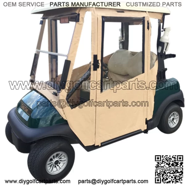 Club Car DS Enclosure / Golf Cart Cover - DoorWorks Hinged Hard Door (Material)