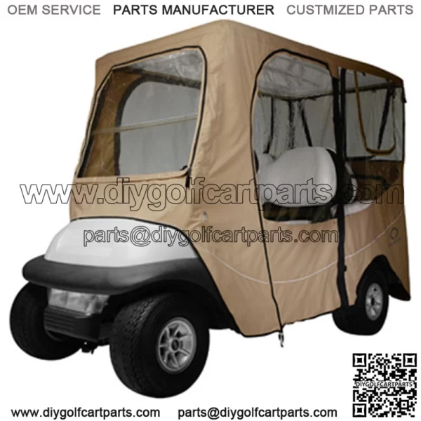 Classic Accessories Deluxe Khaki 4-Passenger Enclosure (Universal Fit)