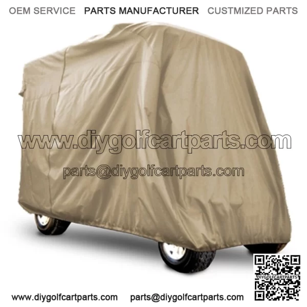 Universal Golf Cart Storage Cover for 120 Inch Extended Tops