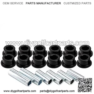 Front Upper A Arm Suspension for Club Car DS Gas Electric Golf Cart, Bushing and Sleeve Kit 1016346 1016349 1016350