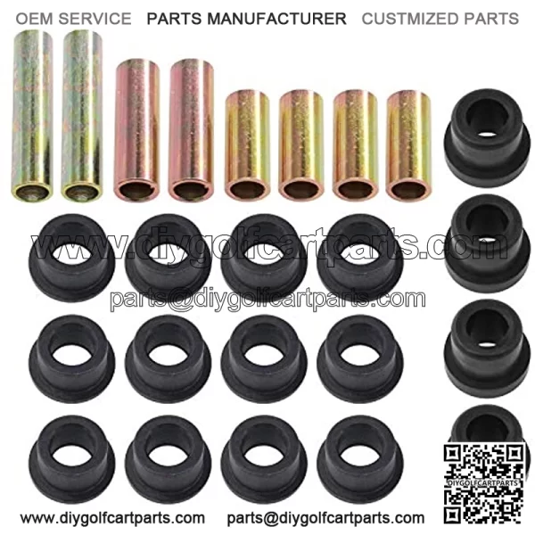 Front Lower Spring and Front Upper A Arm Suspension for Club Car DS Golf Cart Bushing Kits