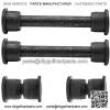 Front Upper A Arm Suspension for Club Car Precedent&Tempo Golf Cart,Bushing and Sleeve Kit 102287601 102287701 - Image 2