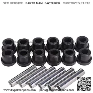 Golf Cart Bushing and Sleeve Kits for Club Car DS (1981-Up) and E-Z GO (1994-up) and EZGO TXT/Medalist 1994-up,Front or Rear Leaf Spring Bushing with Sleeve Kits 1015583, 1012303