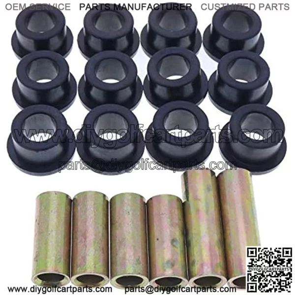 Front Lower Spring Front Upper A Arm Suspension for Club Car DS Gas Electric 1992-UP Bushing and Sleeve Kit Urethane Bushings 1016346 Bronze Sleeve 1016349 1016350 - Image 4