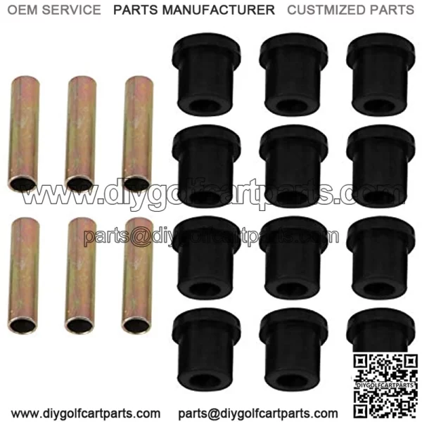 Tektall Rear Suspension Rear Leaf Spring Bushing Sleeve Repair Kit For Club Car DS 1981 Up