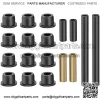 Golf cart Bushing and Sleeve Kits, Bushing Kit Front Lower Spring & Front Upper A-Arm Susp for Club Car Precedent Bushings and Sleeve Kit 102289901