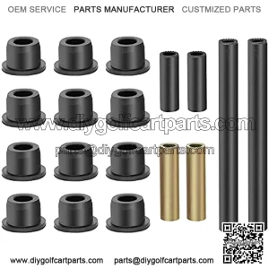 Golf cart Bushing and Sleeve Kits, Bushing Kit Front Lower Spring & Front Upper A-Arm Susp for Club Car Precedent Bushings and Sleeve Kit 102289901