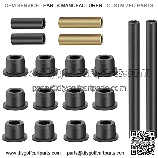 Golf cart Bushing and Sleeve Kits, Bushing Kit Front Lower Spring & Front Upper A-Arm Susp for Club Car Precedent Bushings and Sleeve Kit 102289901 - Image 2