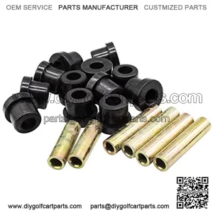 Front Upper A Arm Suspension for Club Car DS Gas Electric Golf Cart,Bushing and Sleeve Kit 1016346 1016349 1016350