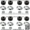 Golf Cart Shock Bushing Kit Fits EZGO 1989-Up TXT Marathon Golf Cart and Club Car 1982-Up DS and Precedent Two or Four Front/Rear Stud, Replaces OEM# 1011415