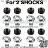 Golf Cart Shock Bushing Kit Fits EZGO 1989-Up TXT Marathon Golf Cart and Club Car 1982-Up DS and Precedent Two or Four Front/Rear Stud, Replaces OEM# 1011415 - Image 2