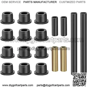 Golf cart Bushing and Sleeve Kits, Bushing Kit Front Lower Spring & Front Upper A-Arm Susp for Club Car Precedent Bushings and Sleeve Kit 102289901