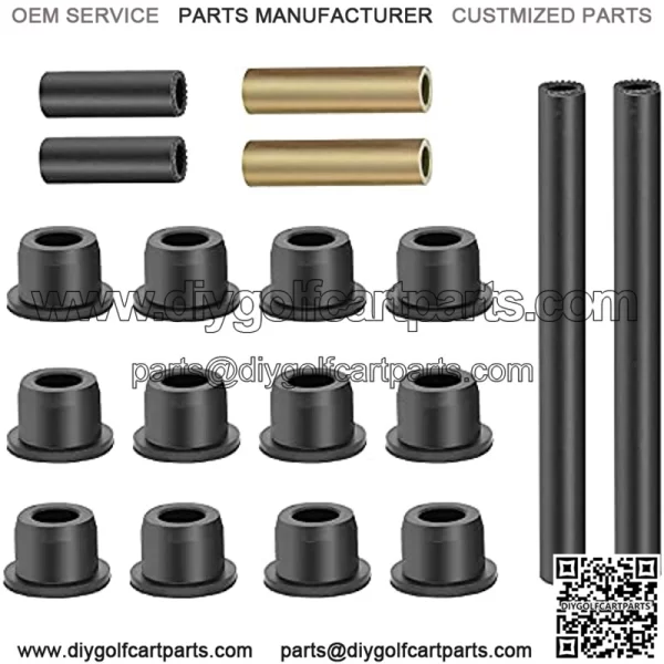 Golf cart Bushing and Sleeve Kits, Bushing Kit Front Lower Spring & Front Upper A-Arm Susp for Club Car Precedent Bushings and Sleeve Kit 102289901 - Image 2