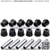 Golf Cart Bushing and Sleeve Kits (OEM #1015583, 1012303) for Club Car DS (1981-Up) and E-Z GO (1994-up) and EZGO TXT/Medalist 1994-up,Front or Rear Leaf Spring Bushing with Sleeve Kits