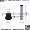 Golf Cart Bushing and Sleeve Kits (OEM #1015583, 1012303) for Club Car DS (1981-Up) and E-Z GO (1994-up) and EZGO TXT/Medalist 1994-up,Front or Rear Leaf Spring Bushing with Sleeve Kits - Image 4