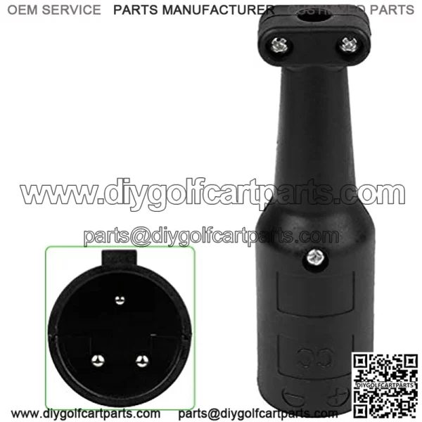 Golf Cart Charger Plug with 48V 3 Pin Round Handle Plug Fits for Club Car DS Precedent Golf Carts 2008 Up 101828901 - Image 2