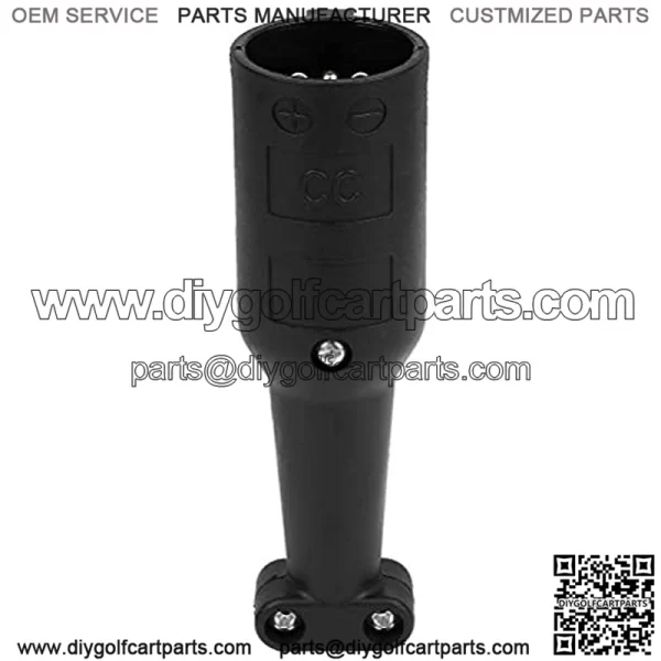 Golf Cart Charger Plug with 48V 3 Pin Round Handle Plug Fits for Club Car DS Precedent Golf Carts 2008 Up 101828901 - Image 3