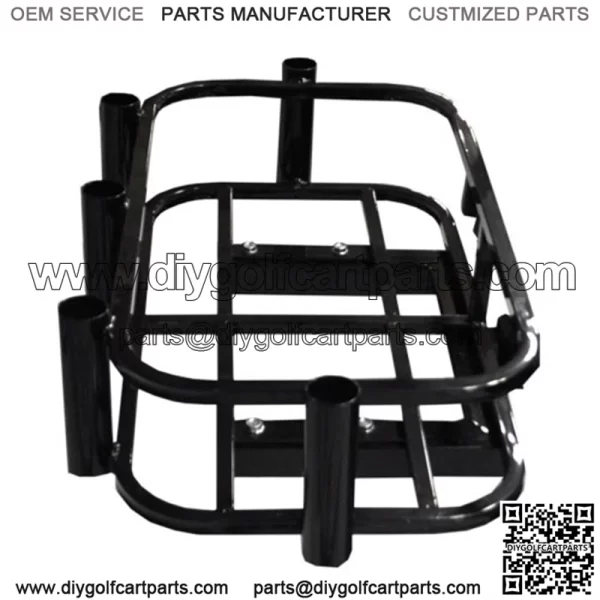 Hitch Mount Cargo Carrier for Genesis 250/300 Rear Seats (Cooler/ Rod Holder Rack)