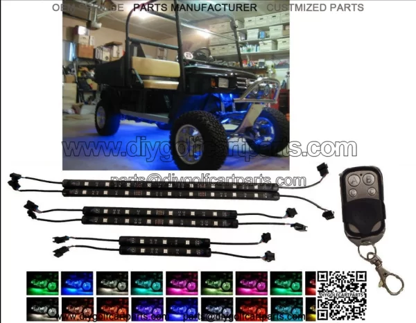 LED Golf Cart Lighting (Glow Neon Lights Kit)