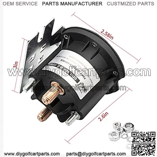 36V 4 Terminal Solenoid Fits EZGO RXV Electric Danaher Controller 606971 609428 7678 - Image 4