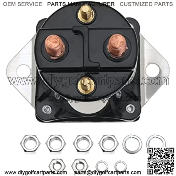 36V Electric 4 Terminal Golf Cart Solenoid Fit for 1976-1998 Club Car DS Golf Cart Replace 8016 1PCS - Image 3