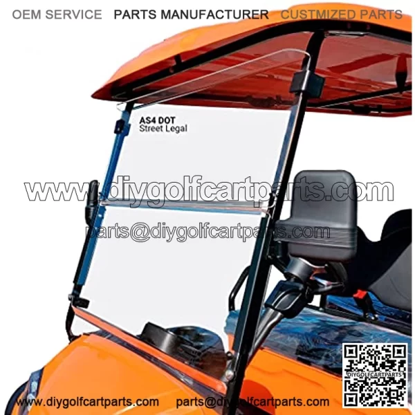 ICON EV- Advanced EV - Gorilla EV DOT Golf Cart Windshield | AS4 Street Legal
