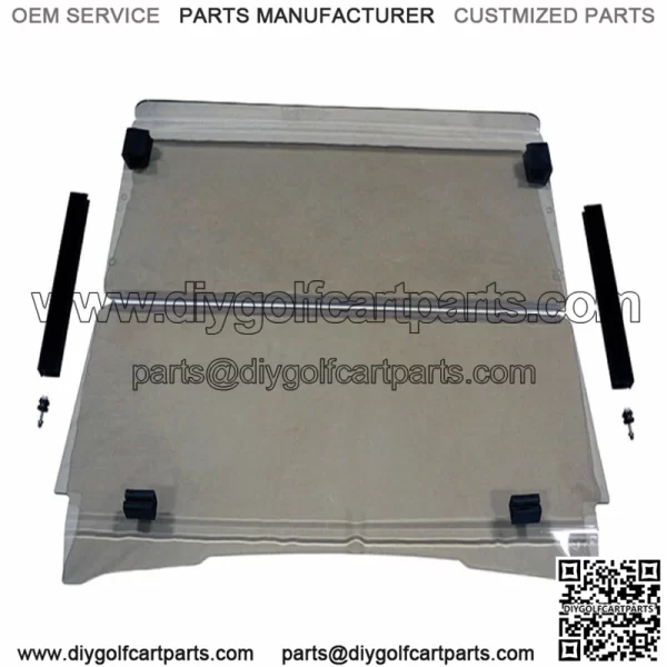 NEW EZGO TXT Tinted Folding Golf Cart Windshield 1994-2013