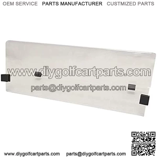 Revenge Golf Cart Parts & Accessories EZGO Medalist/TXT Golf Cart Clear Windshield for 1995 and Up