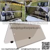 Tinted/Smoke Fold Down Windshield Compatible with 1995-2003 G14 G16 G19 Yamaha Gas and Electric Golf Cart - Image 2