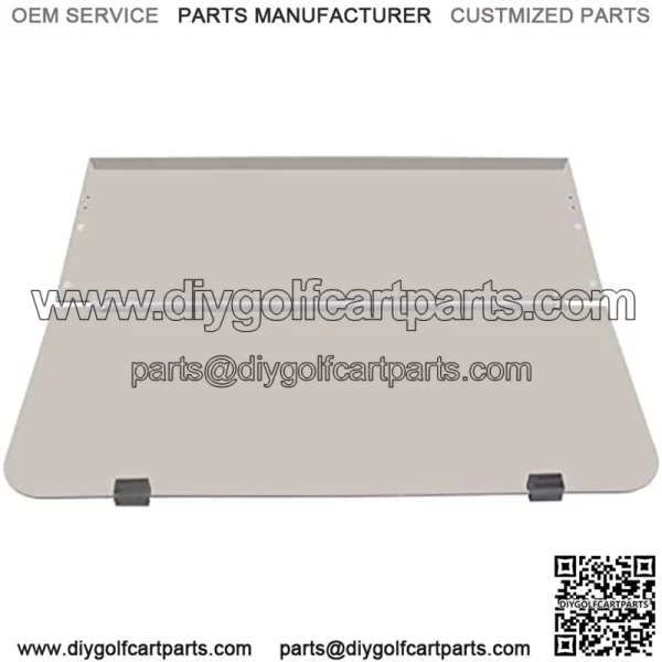 Tinted/Smoke Fold Down Windshield Compatible with 1995-2003 G14 G16 G19 Yamaha Gas and Electric Golf Cart - Image 4