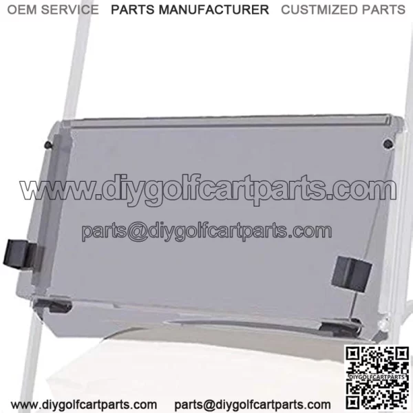 Tinted Foldable Windshield Compatible with EZGO TXT Medalist Golf Carts 1995 & Up - Image 2