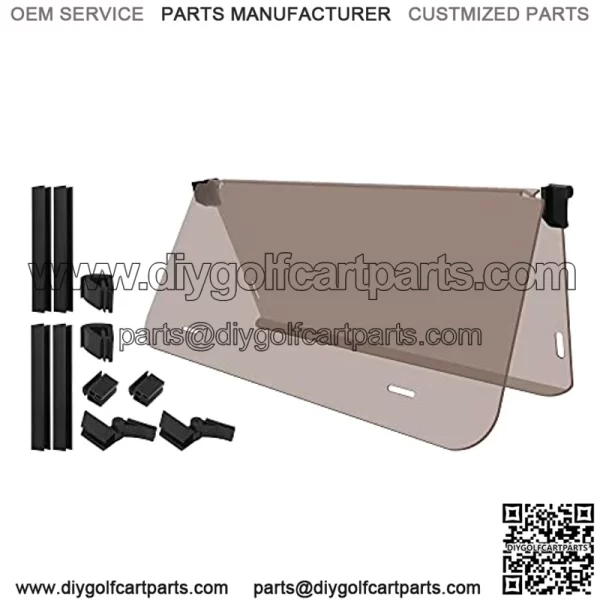 Tinted Windshield for Club Car DS 1982-2000 Models